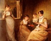 Ladies From The Family Of Mr William Mason Of Colchester - 约翰·康斯特布尔